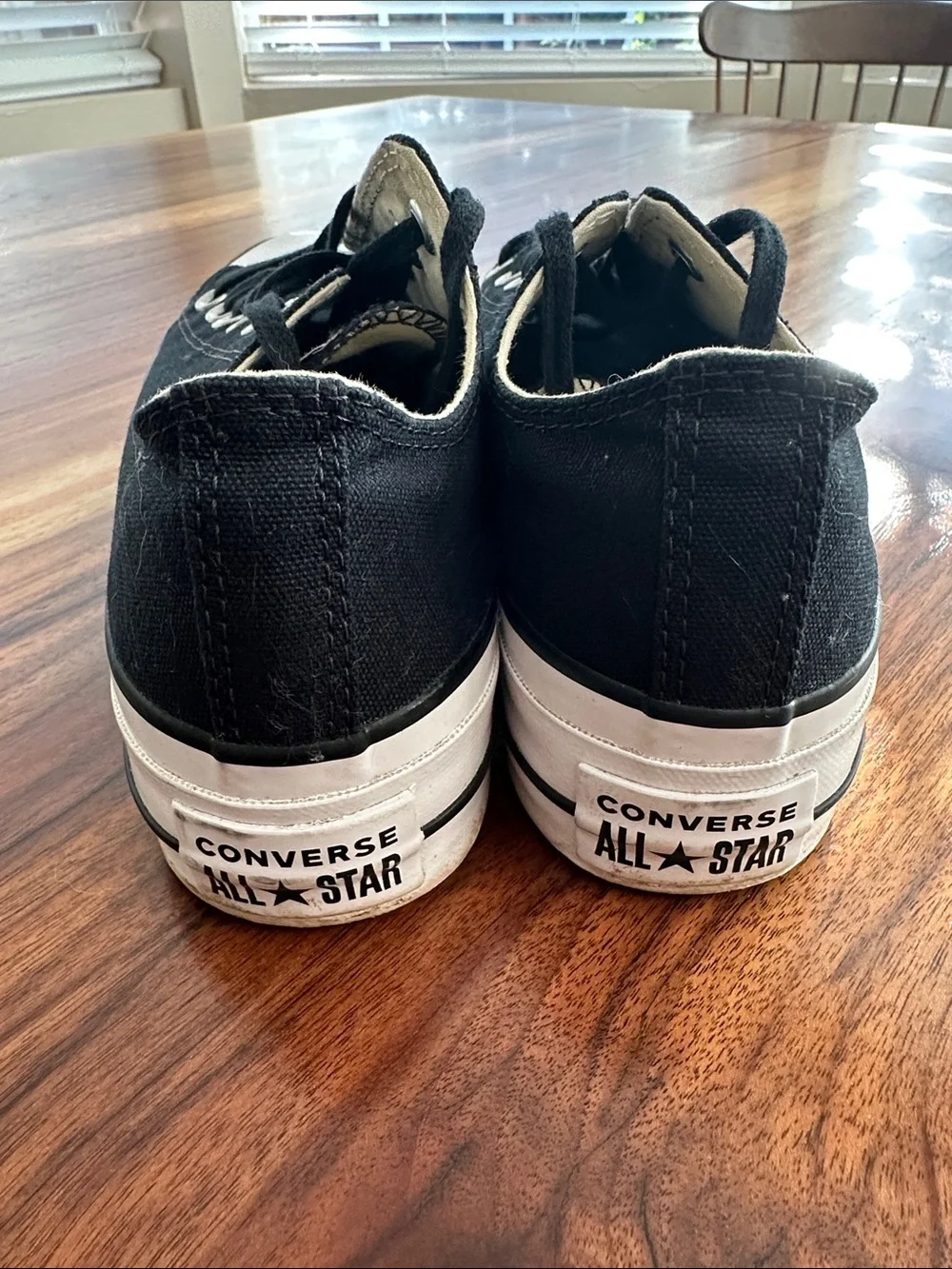 Converse Black and White Low-Top Sneakers
